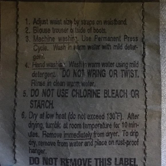 Authentic Army Pants Camouflage Woodland Fatigues Size SM Long Military Combat - Picture 9 of 12